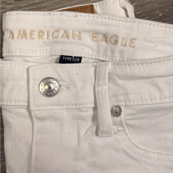 American Eagle Outfitters White Flare Jeans - Picture 2 of 5